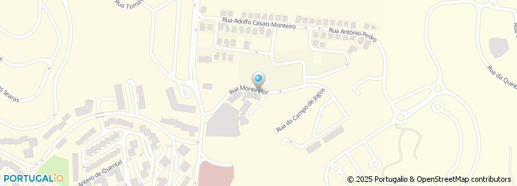 Mapa de Rua Monte Flor