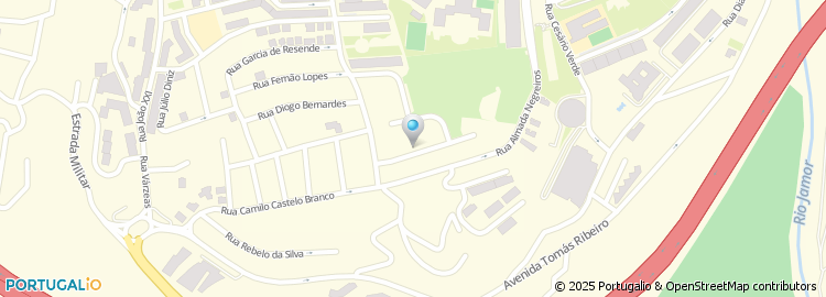 Mapa de Rua Raul Brandão