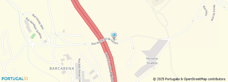 Mapa de Rua Rodrigues de Freitas