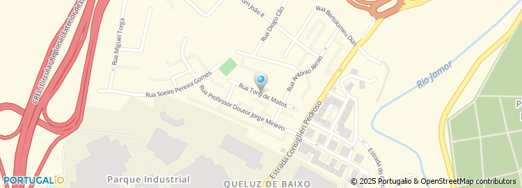 Mapa de Rua Tony de Matos