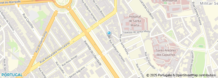Mapa de Oftalmex - Soc. Oftalmica de Lisboa, Lda