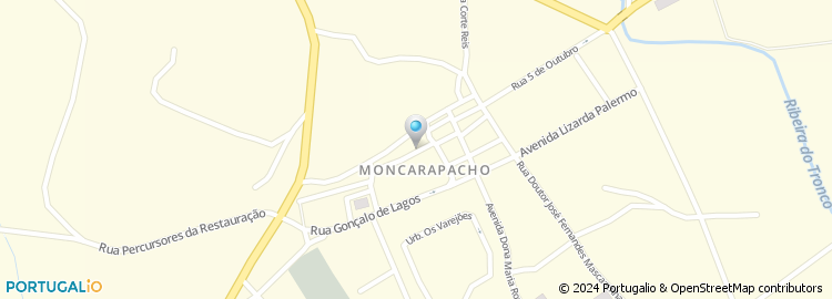 Mapa de Rua Padre Isidoro Domingos