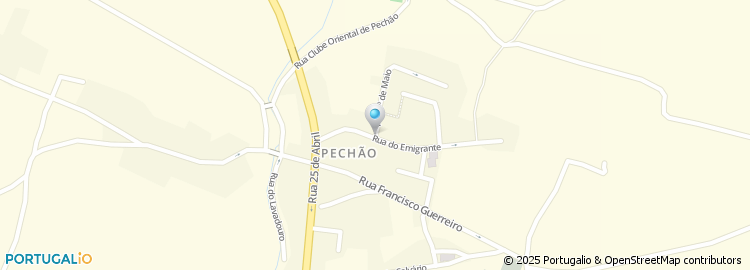 Mapa de Rua 1º de Maio