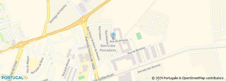Mapa de Rua Armando José Fernandes