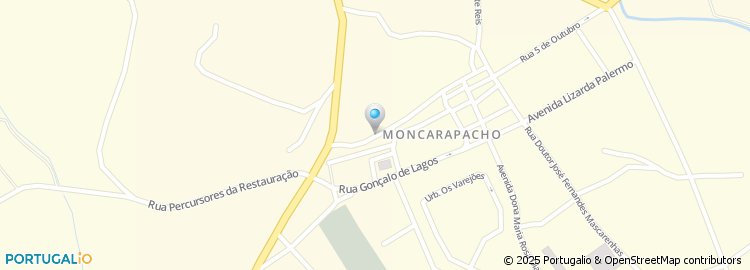 Mapa de Rua Frei Manuel de Santa Inês