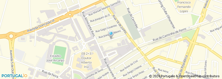 Mapa de Rua Manuel Oliveira Nobre