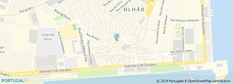 Mapa de Rua Sancho Gomes Avelar
