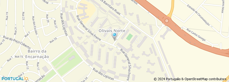 Mapa de Olivais Shopping Center