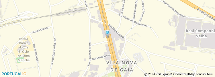 Mapa de Oliveira, Borges & Soares, Lda