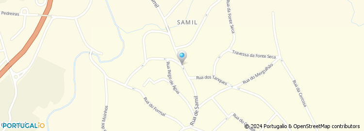Mapa de Beco Capela de Samil