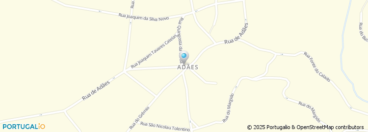 Mapa de Beco de Adães