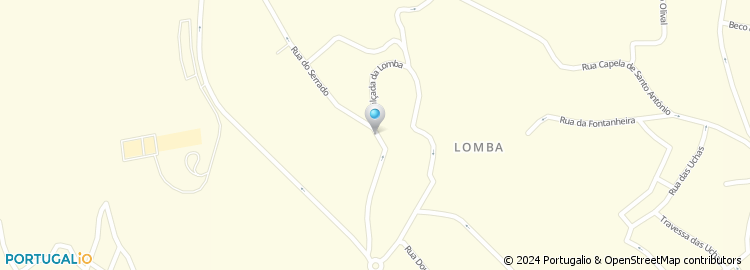 Mapa de Calçada da Lomba