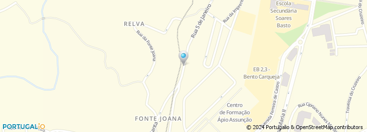 Mapa de Rua 5 de Janeiro