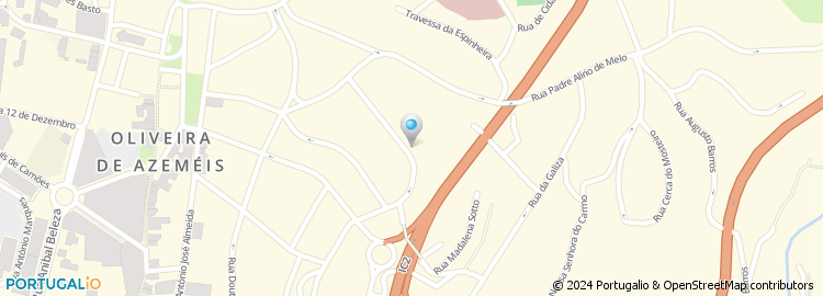 Mapa de Rua Doutor António Joaquim de Freitas