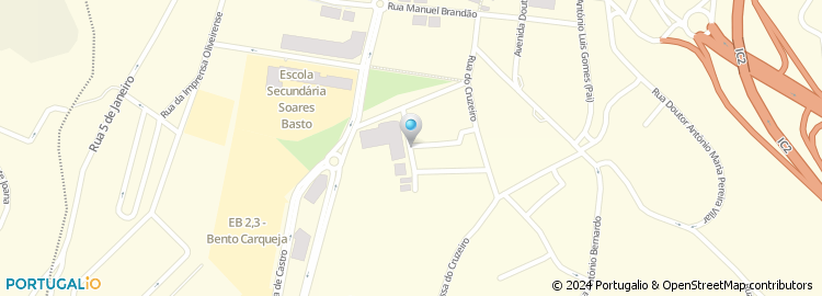 Mapa de Rua Bento Manuel Azevedo Teixeira Lopes