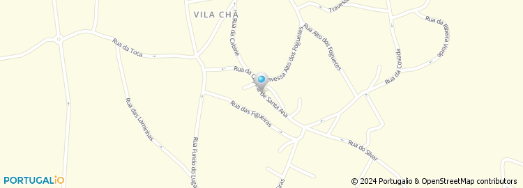 Mapa de Rua da Capela de Santa Ana