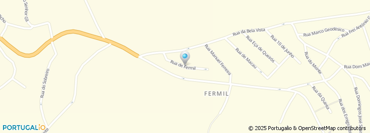 Mapa de Rua de Fermil