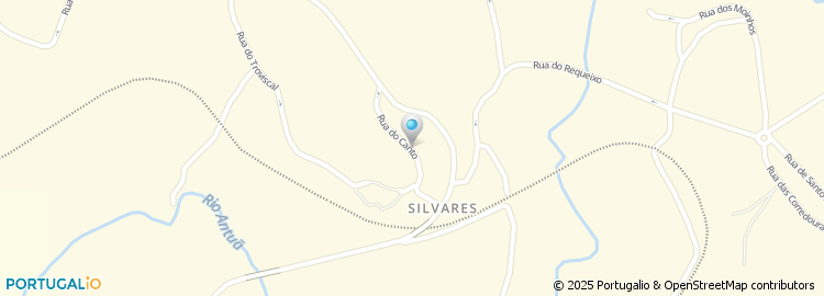 Mapa de Rua do Cruzeiro de Silvares