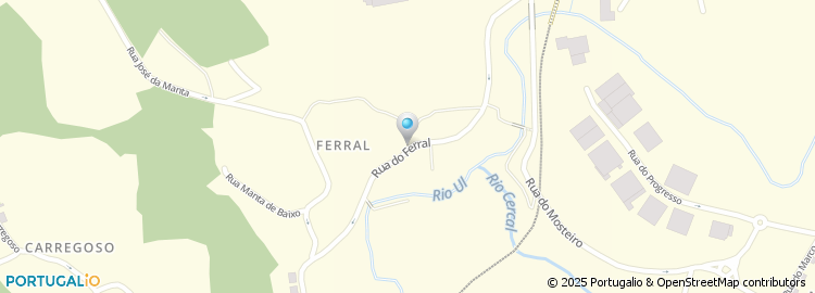 Mapa de Rua do Ferral