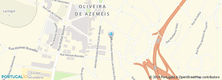 Mapa de Rua Doutor Artur Correia Barbosa