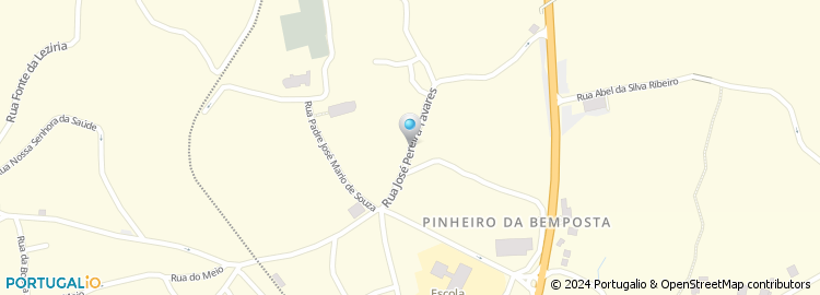 Mapa de Rua Doutor José Pereira Tavares