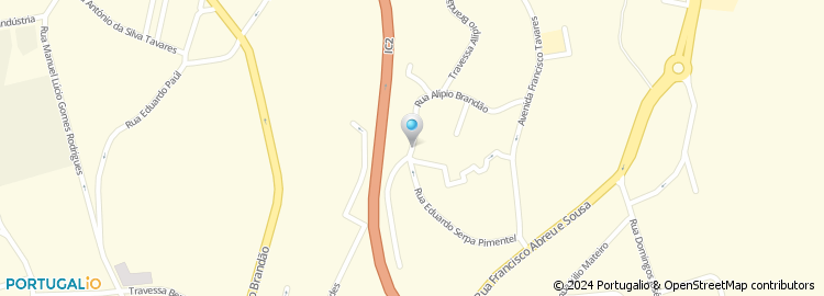 Mapa de Rua Eduardo Serpa Pimentel