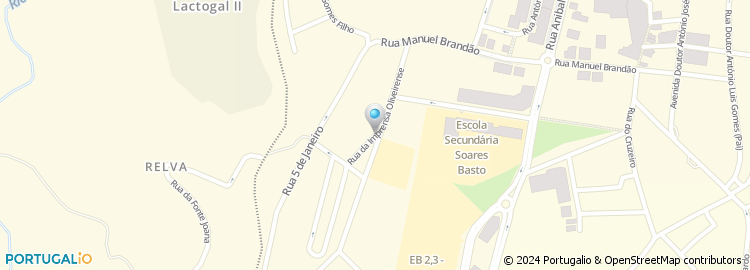 Mapa de Rua Imprensa Oliveirense