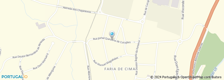 Mapa de Rua Jornal Quinzena de Cucujães