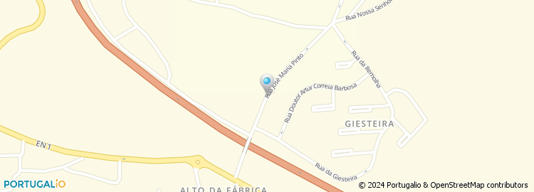 Mapa de Rua José Maria Pinho