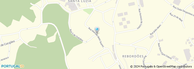 Mapa de Rua Manuel Alves Soares