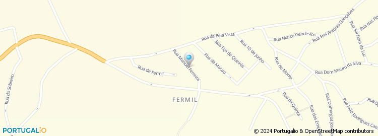 Mapa de Rua Manuel Ferreira