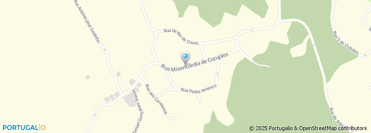 Mapa de Rua Misericórdia de Cucujães