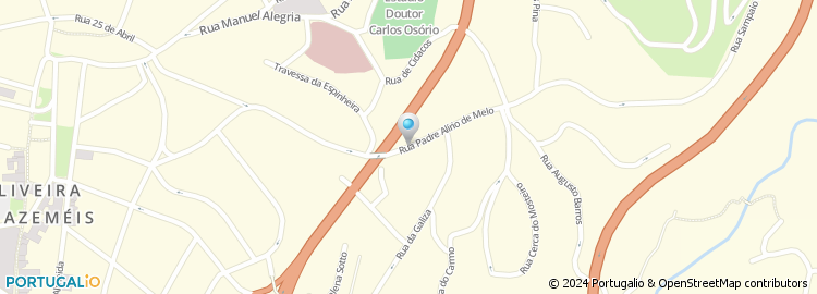 Mapa de Rua Padre Alírio de Melo