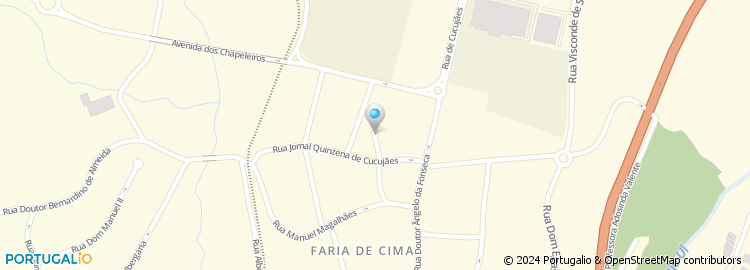Mapa de Rua Professor Rufino José Correia