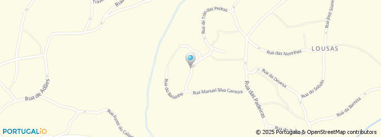 Mapa de Rua Vicente Ferreira Pinto