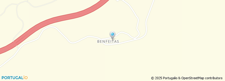 Mapa de Benfeitas