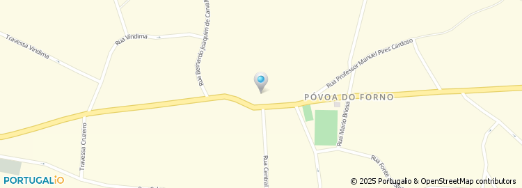 Mapa de Póvoa do Forno