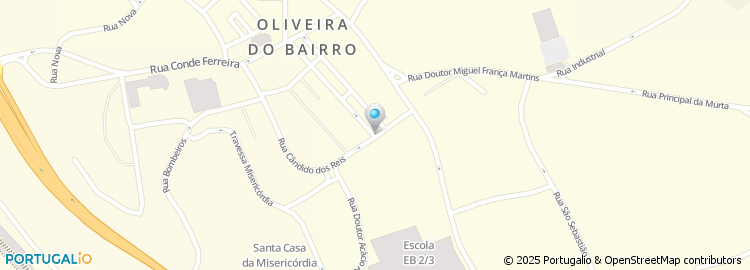 Mapa de Rua Cândido dos Reis