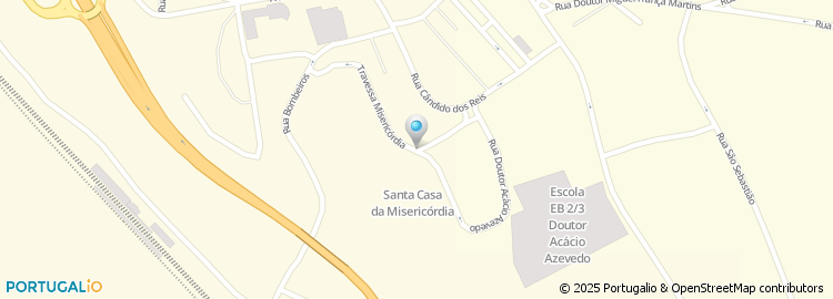 Mapa de Rua da Misericórdia