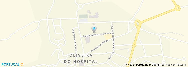 Mapa de Rua General Santos Costa