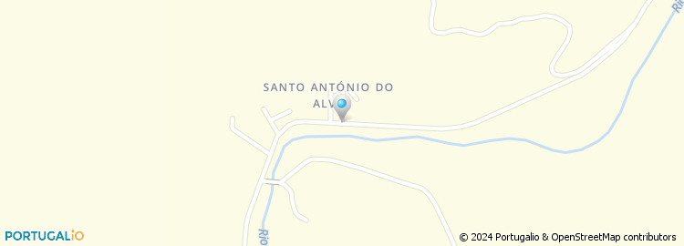 Mapa de Santo António do Alva