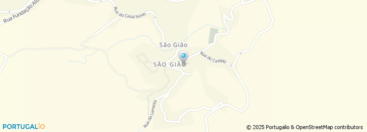 Mapa de Travessa do Castelo