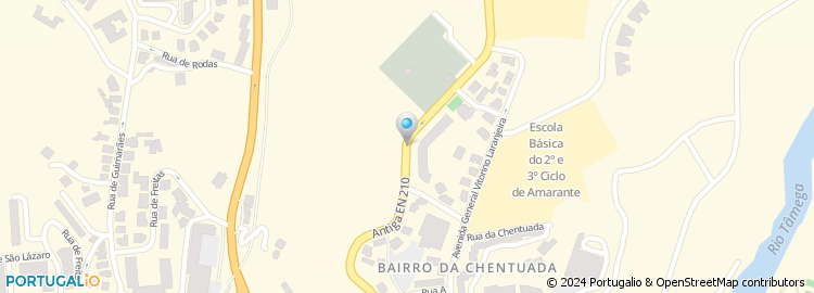Mapa de Oliveira & Soares - Louças e Cristais de Amarante, Lda