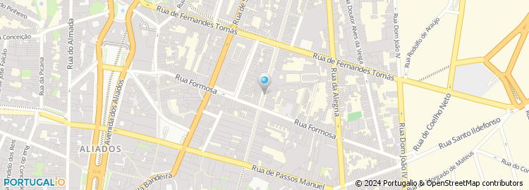 Mapa de Oporto City Center Apartments