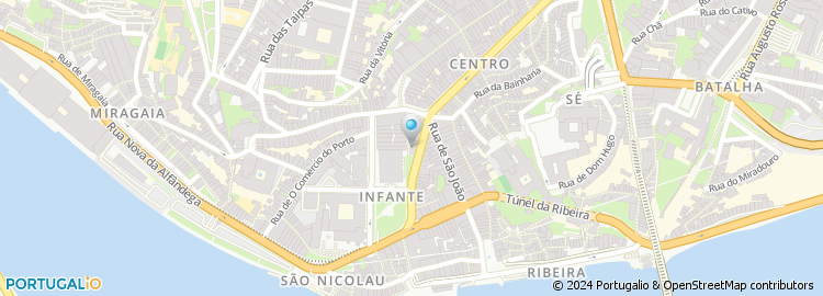 Mapa de Oporto Tourist Apartments