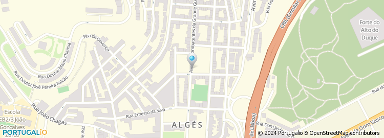Mapa de Optica Alges, Lda