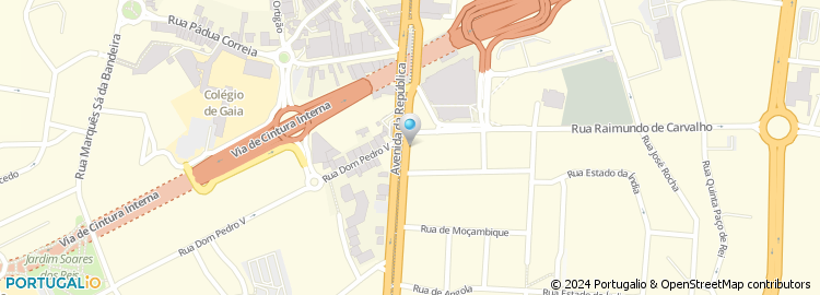Mapa de Optica D avenida-Unipessoal Lda