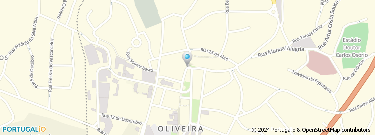 Mapa de Optica Oliveirense - Comércio Optica, Lda