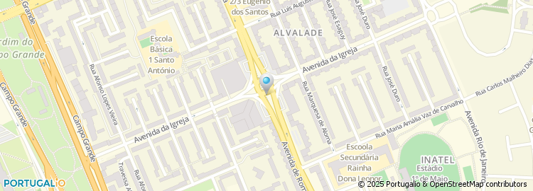 Mapa de Opticalia, Alvalade