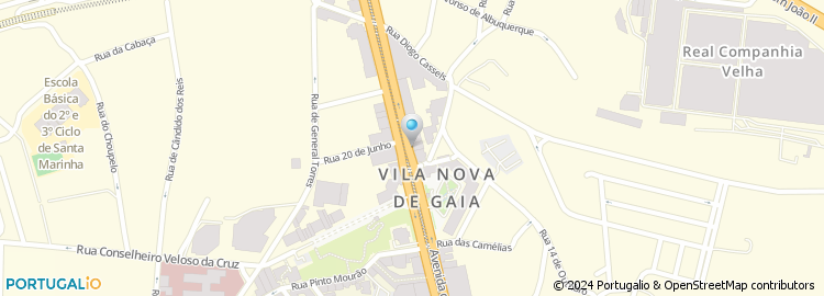 Mapa de Opticalia, Vila Nova de Gaia
